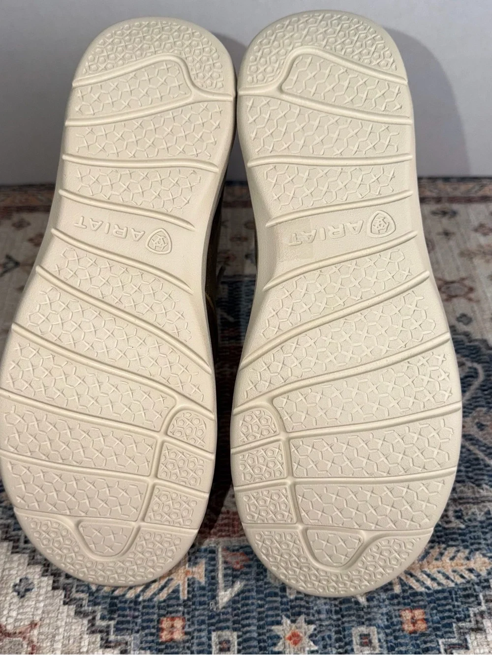 Ariat Taupe Brown Suede Men's Chukka with Leopard Lining